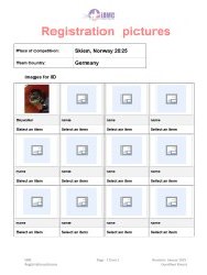 Registration pictures