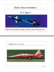 Static DocumentationExample F-5E(Option 2, with Cockpit)