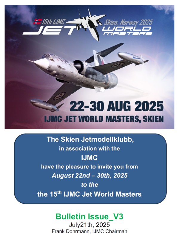 Invitation to the15th IJMC Jet World Masters